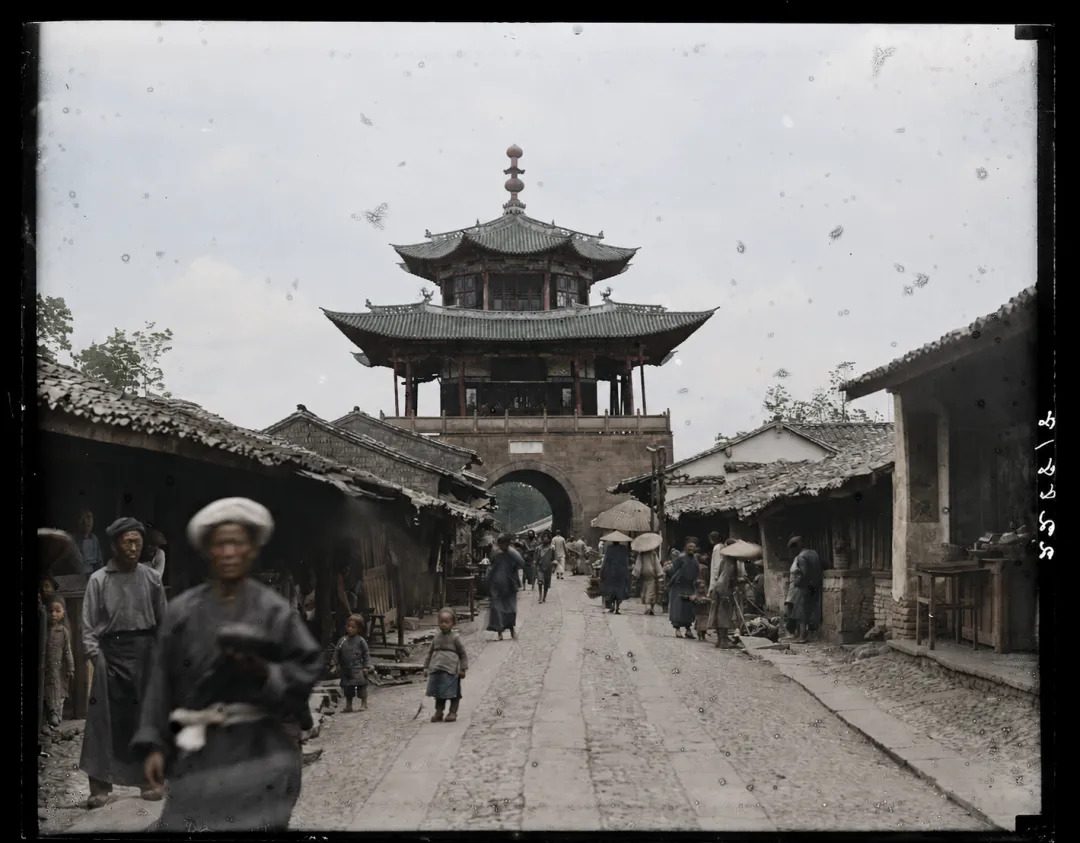 1917年腾冲旧影 海关住宅宽敞华丽
